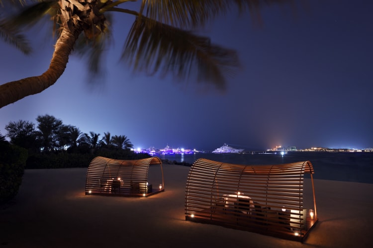 Royal Mirage Beach Dining Gazebos